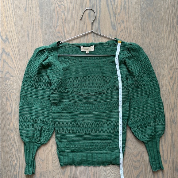 Sezane Green Knit Top - Picture 8 of 9